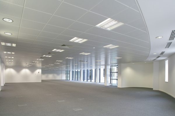 An empty, newly refurbished room.